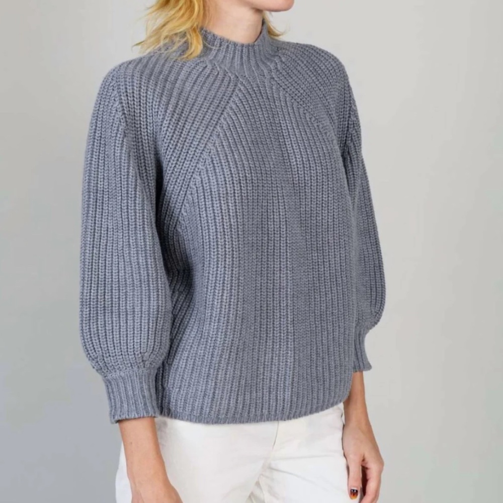 Apiece Apart Eco Nueva Merel Grey Sweater